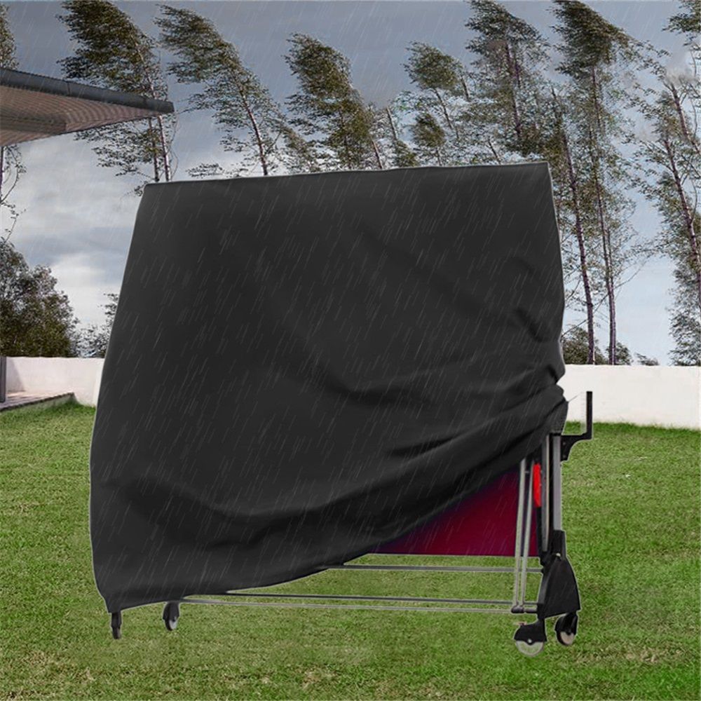 Terrace table tennis table cover waterproof table tennis table protection cover indoor and outdoor foldable table tennis cover（165*70*185CM） - Image 3
