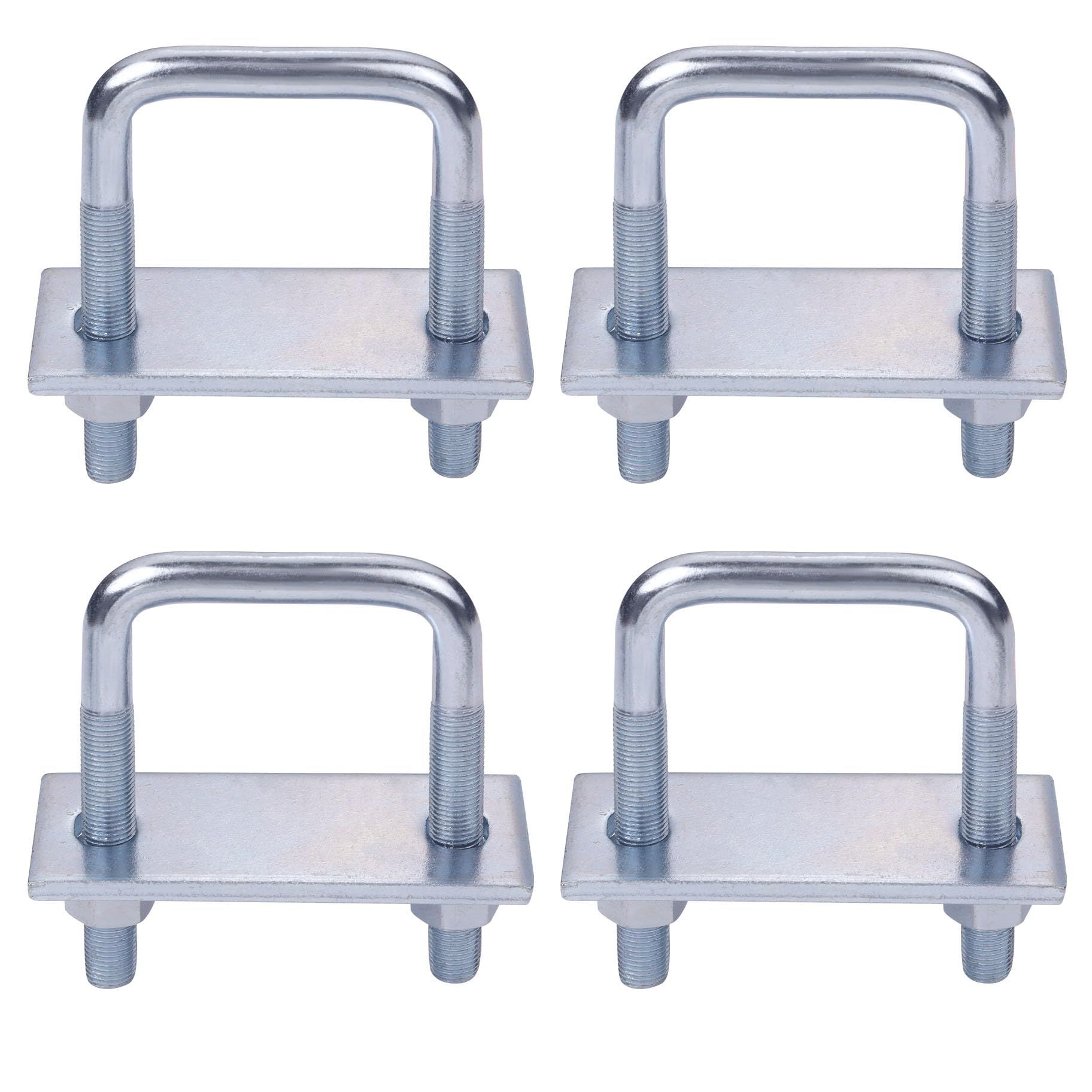 Leaf Spring Clamp Kit Fits Leaf Springs Up, Locks Leaf Springs Together For Stabilizing,Provides Better Control of Axle Torque Pack  4pcs - Image 3