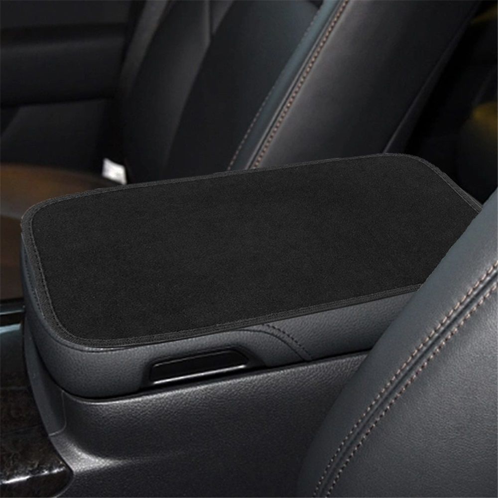 Interior Accessories plush Center Armrest Box Cover Armrest Cushion, Car Interior Accessories, Auto Armrest Cover Protector for Most Vehicle, SUV, Truck, Car - Image 1