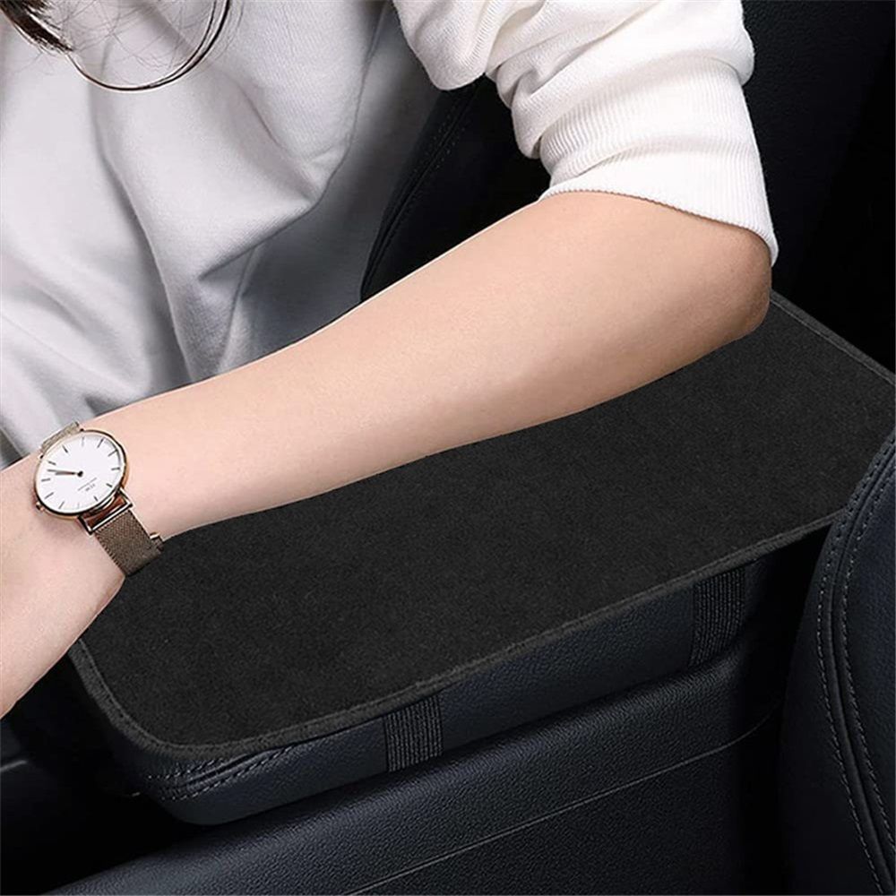 Interior Accessories plush Center Armrest Box Cover Armrest Cushion, Car Interior Accessories, Auto Armrest Cover Protector for Most Vehicle, SUV, Truck, Car - Image 2