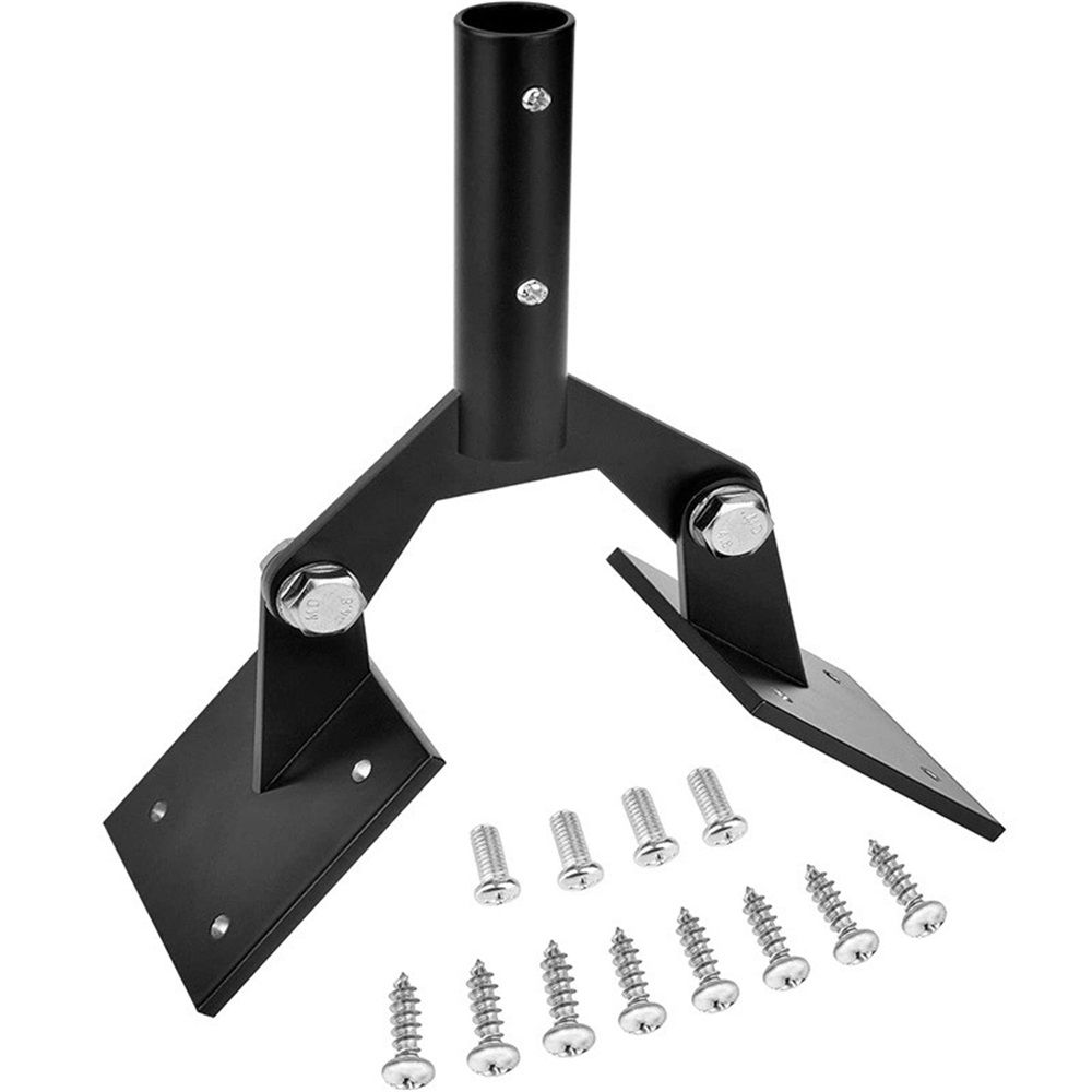 Garden Weathervane Steel Roof Mount with Hardware,Adjustable Weather Vanes Mount for Roofs, Weathervane Iron Roof Mount with Hardware - Image 1