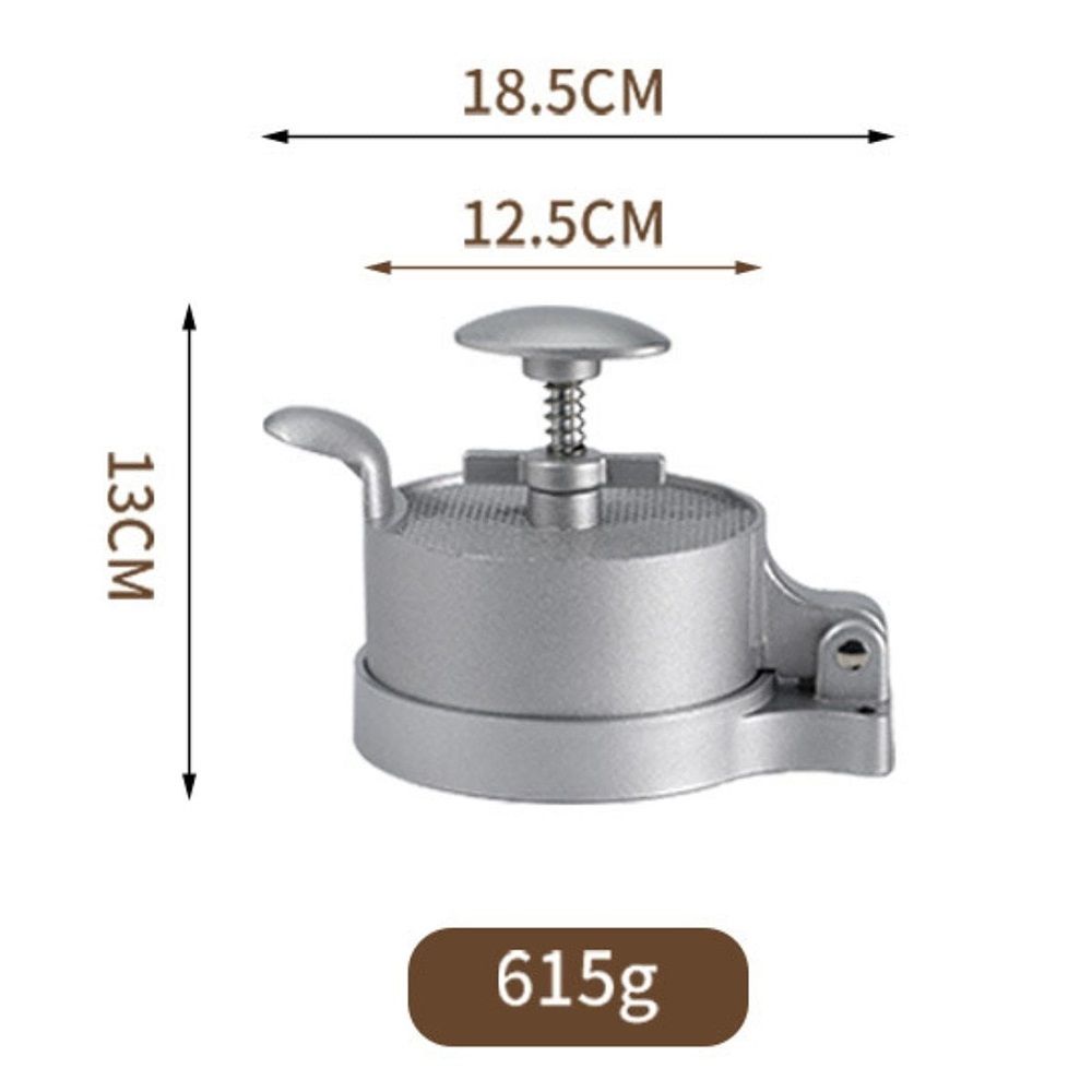 Hamburger Press Patty Maker,with Spring Ejector for Easy Removal, Single, Non-Stick Heavy-Duty Cast Aluminum - Image 2