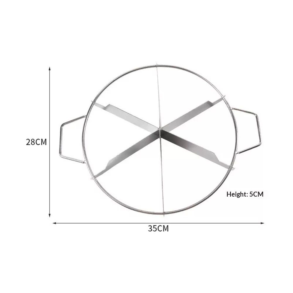 Stainless Steel Pie Cutter | 6-Slice Pie Cutter | Creates Beautifully Uniform Slices of Pie | Pie Cutters Medium - Image 5