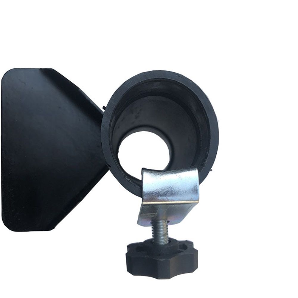 Patio Umbrella Holder Bench Deck Umbrella Stand Clamp Holder Clip Beach Fishing Umbrella Mount Clamp for Balcony Deck Black - Image 4