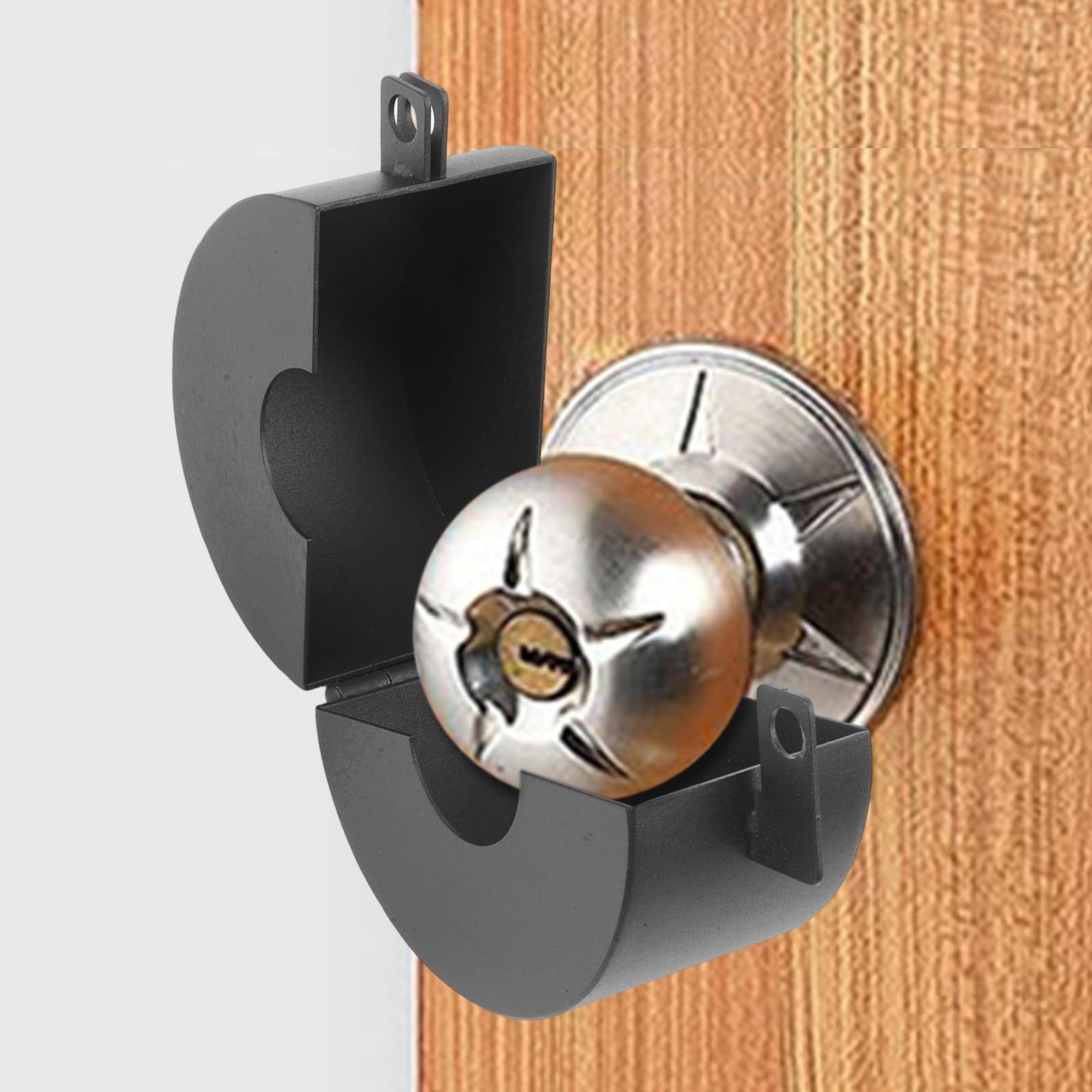 Door Knob Lockout Device – Prevents Unauthorized Entry, Disables Knob & Keyhole, Portable for Apartments/Homes/Rentals – Stops Unwanted Access, Ideal for Temporary Security (No Padlock) - Image 5