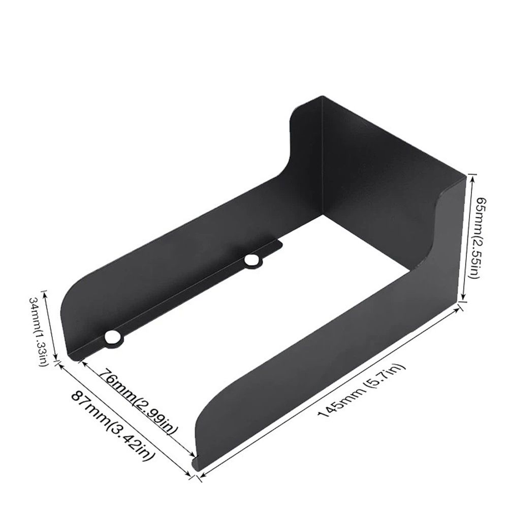 Outdoor Black Doorbell Rain Anti-Glare Cover, Steel Weather-Blocking Camera Cover Glare Sun Shade Protection for Most Video Doorbells - Image 2