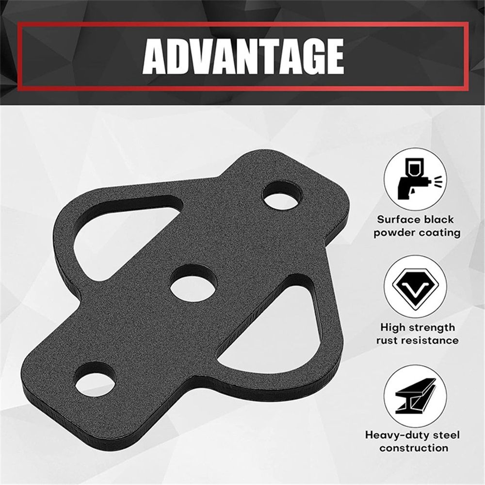 3-Way Trailer Hitch Adapter with Bolt Fit for ATV Lawn Mower Golf Cart Garden Tractor Flat Towing Tow Ball Mount - Image 3