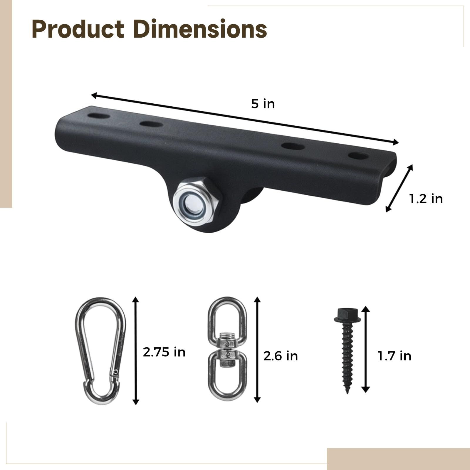 360° Swivel Heavy Bag Mount For Punching Bag Hanger. Heavy Bag Hanger For Yoga, Gym, Swing Chairs, And Hammocks Heavy Bag Mount. Punching Bag Hanger, Box Bag Hanger For Hanging Heavy Bag - Image 3