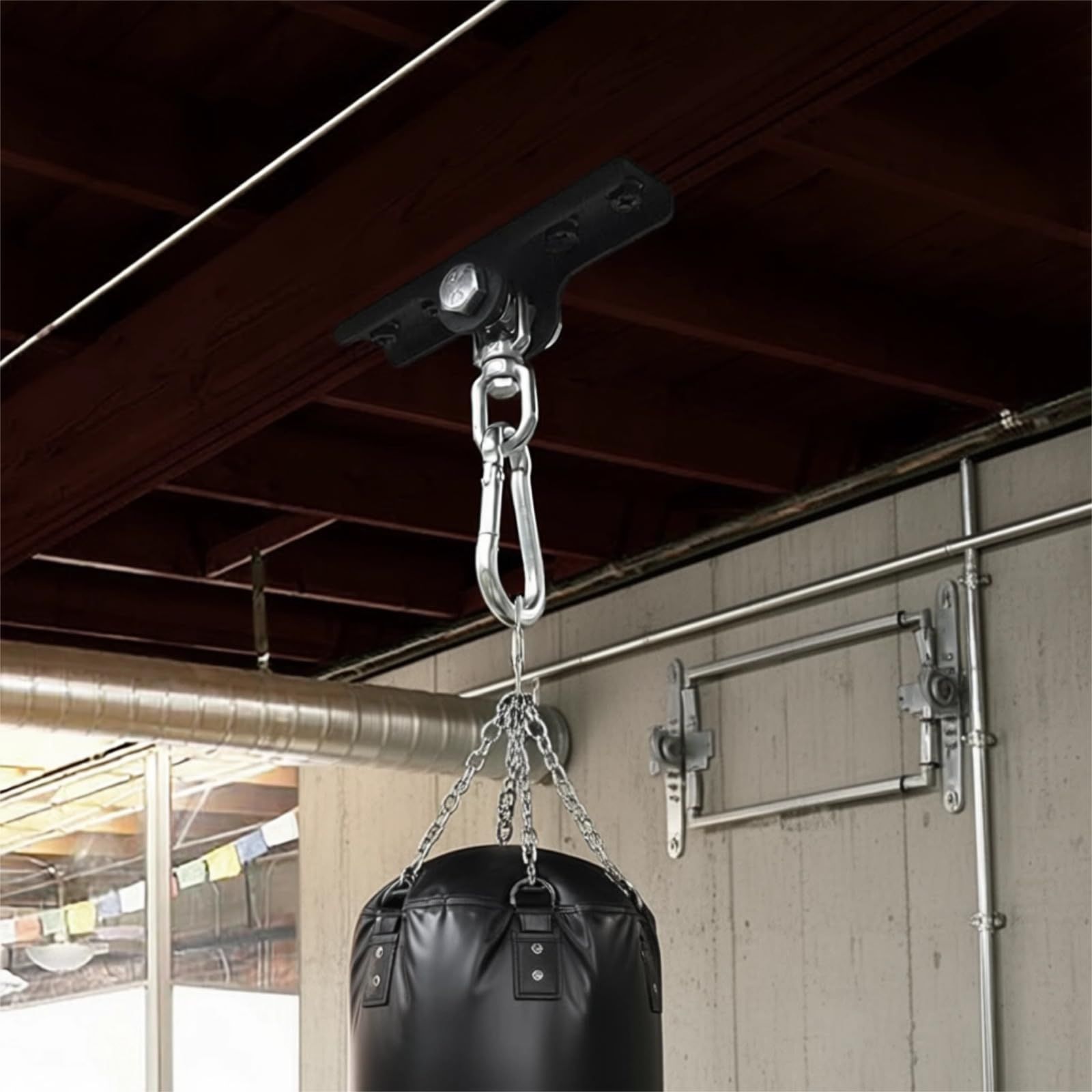 360° Swivel Heavy Bag Mount For Punching Bag Hanger. Heavy Bag Hanger For Yoga, Gym, Swing Chairs, And Hammocks Heavy Bag Mount. Punching Bag Hanger, Box Bag Hanger For Hanging Heavy Bag - Image 4