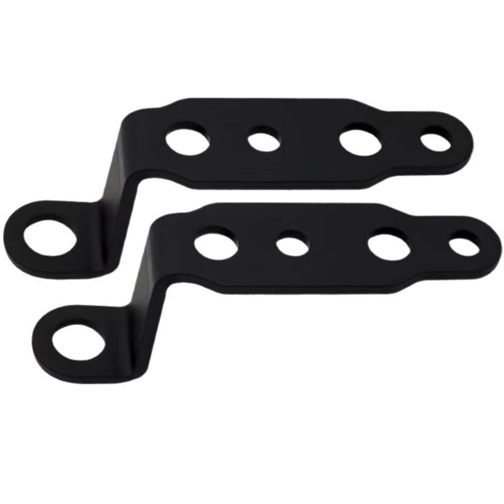 4 pcs Motorcycle Mirror Mounting Bracket Motorcycle Fog Driving Light Support Relocation Holder (Black) - Image 1