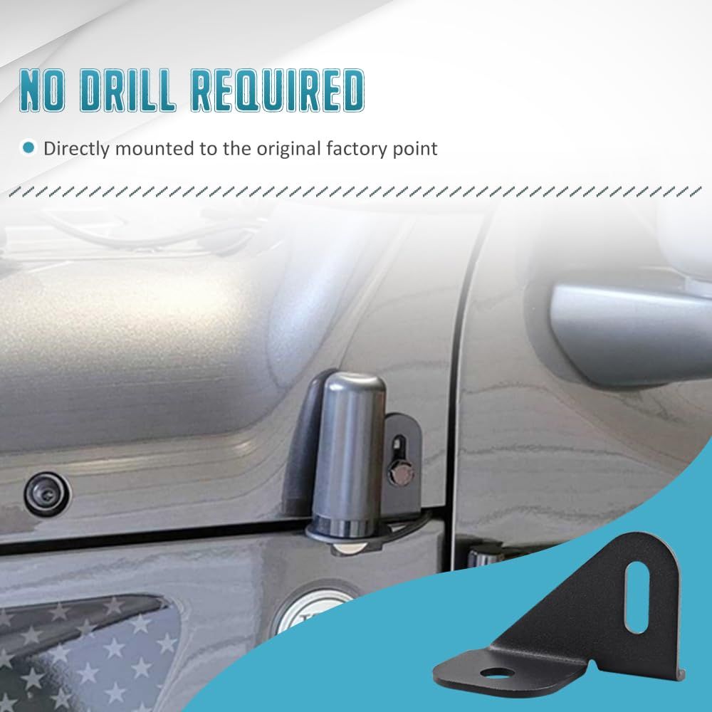 Antenna Mount Driver Side Antenna Mount Radio Driver's Side Mounting Bracket Front Driver Near The Hood Side Holder - Image 5