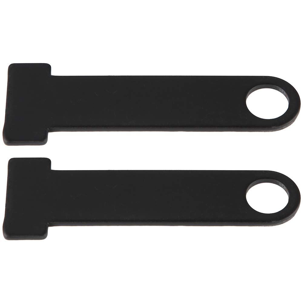 2 pair aluminum alloy Ring Lock, Helmet Strap D Ring Lock aluminum alloy Motorcycle Steel Ring Lock Black - Image 1