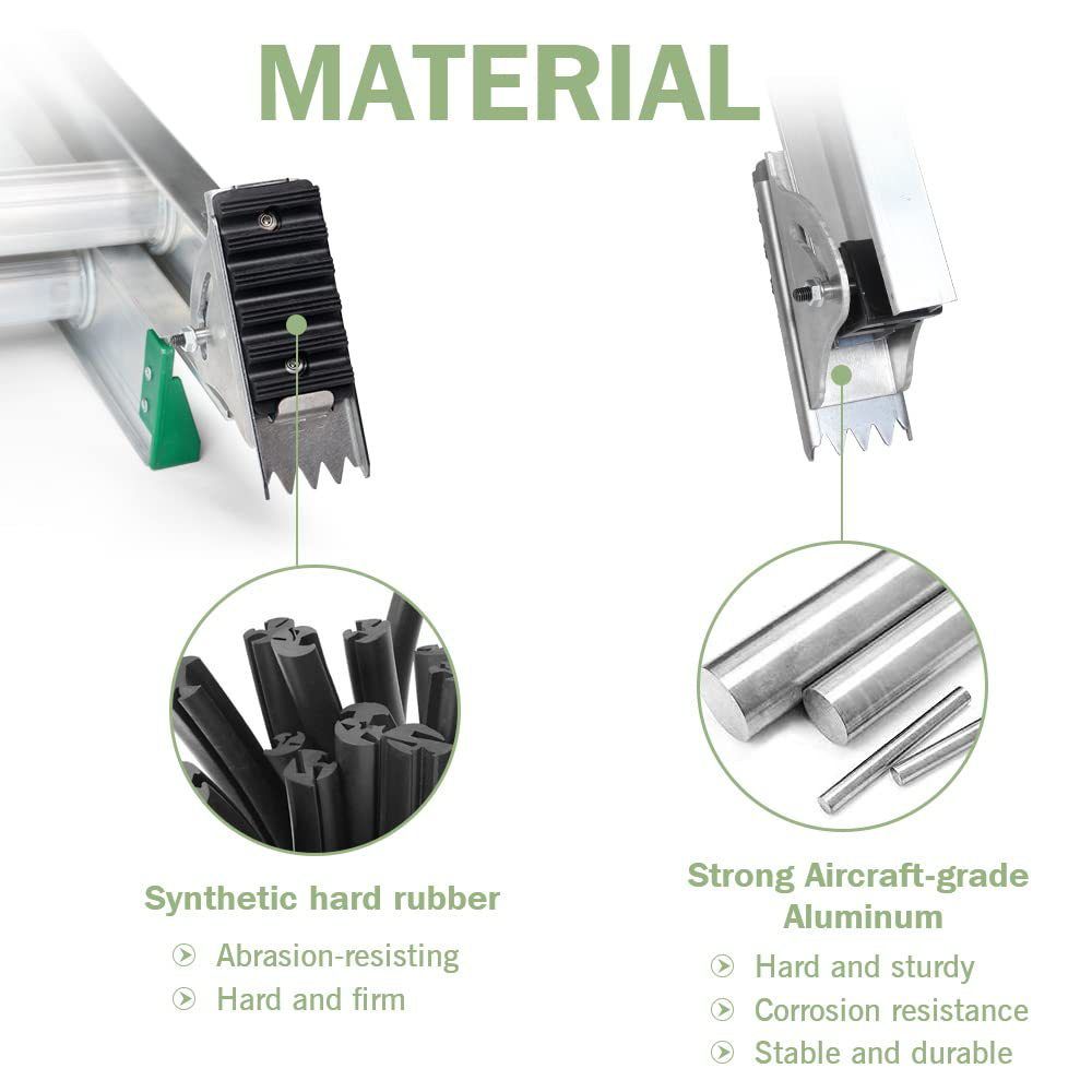 2 pack Replacement Shoe Kit for Aluminium Ladder Extension Ladder Feet, Replacement Parts for Aluminum Ladders - Image 5