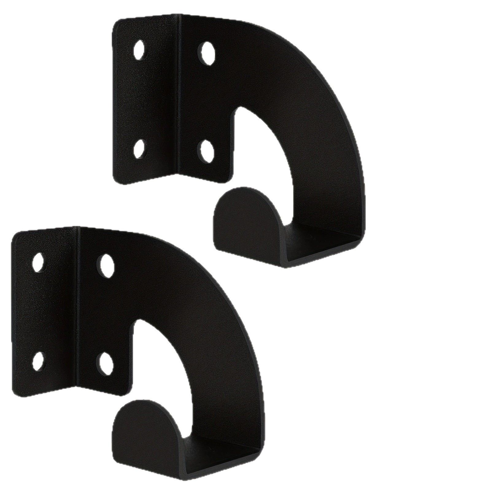 2PCS Chainsaw Hanger, Heavy Duty Chainsaw Wall Mount Holder, Organizer Mounted Chainsaw Rack, Chain Saw Hanger for Garden, Garage, Workshop, Black - Image 1