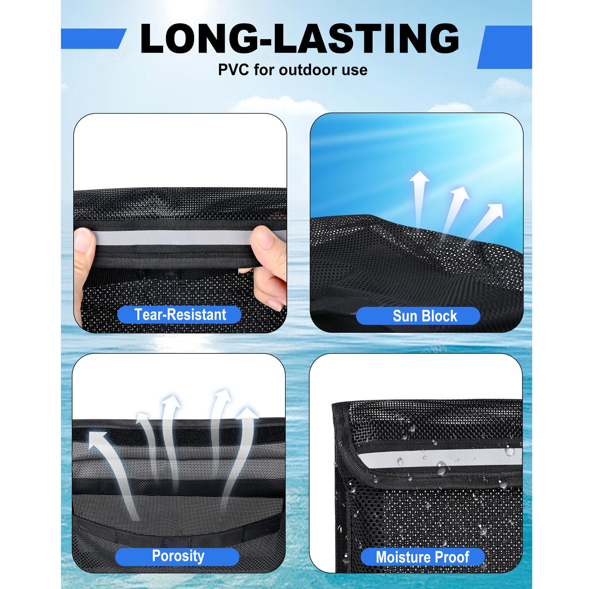 Boat Accessories Storage Organizer Bag, Sun-Protective Strong Adhesive Pouch for Cellphone and Key, Reflective Closure Pocket for Boat Center Console Pontoon - Image 4