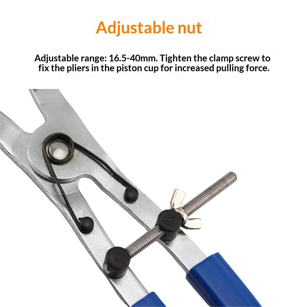 Motorcycle Brake Piston Removal Pliers, Brake Caliper Piston Remover Motorbike Repair Tool, 16.5-40mm Diameter Ergonomic Hand Tool for Motorbike（blue） - Image 2