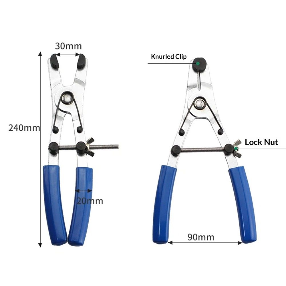 Motorcycle Brake Piston Removal Pliers, Brake Caliper Piston Remover Motorbike Repair Tool, 16.5-40mm Diameter Ergonomic Hand Tool for Motorbike（blue） - Image 5