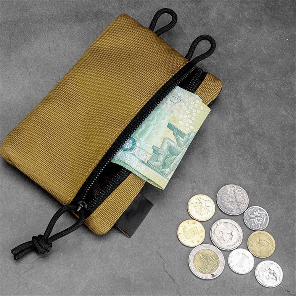 Pouch for Men,  Multitool Pocket Pouch Hold Your Flashlight/Pocket Knife, Pen, Notebook Key accessory kit（khaki） - Image 2