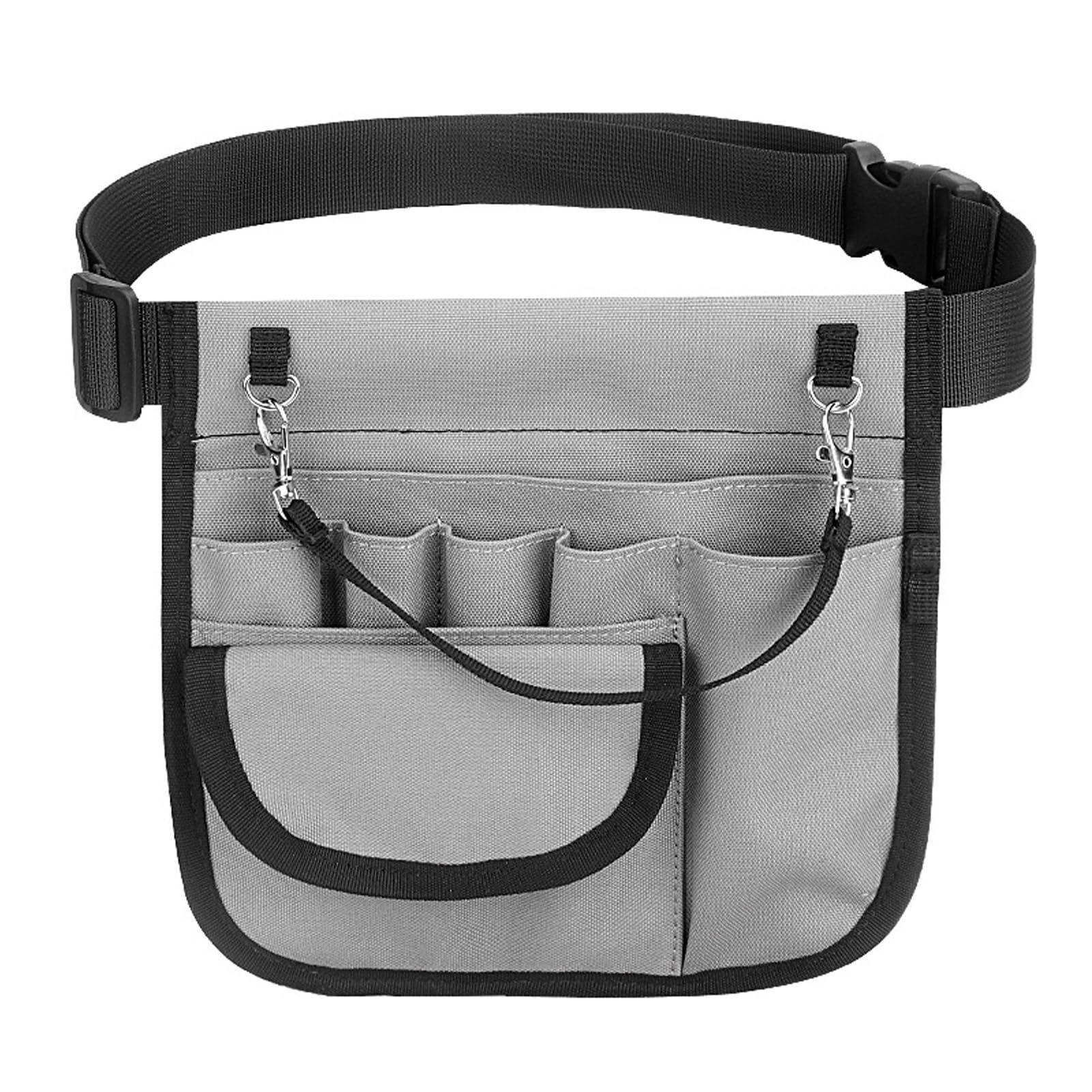 Nurse Waist Pouch with Tape Holder and Adjustable Waist Belt, Nursing Organizer Belt for Nursing Supplies, Gray, Bag ONLY - Image 1