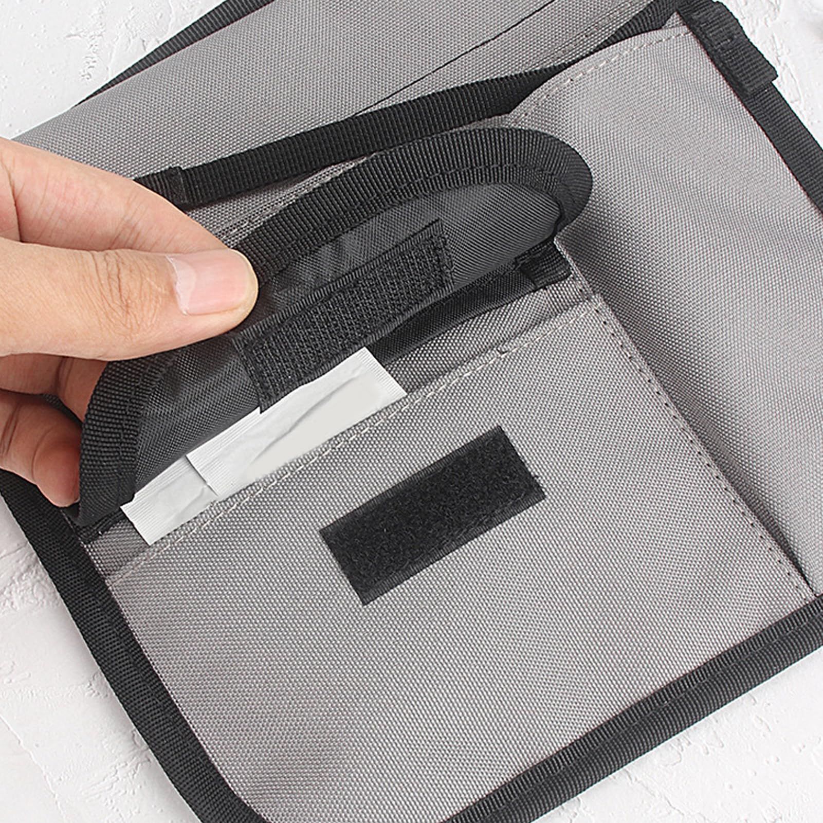 Nurse Waist Pouch with Tape Holder and Adjustable Waist Belt, Nursing Organizer Belt for Nursing Supplies, Gray, Bag ONLY - Image 3