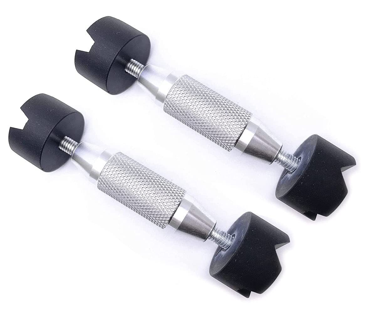 Luthier Guitar Tool Metal Brace Repair Jack Sound Beam Support 8.5CM-10.5CM Silver 2Pcs Luthier Guitar Tool Metal Brace Repair  Sound Beam Support - Image 1
