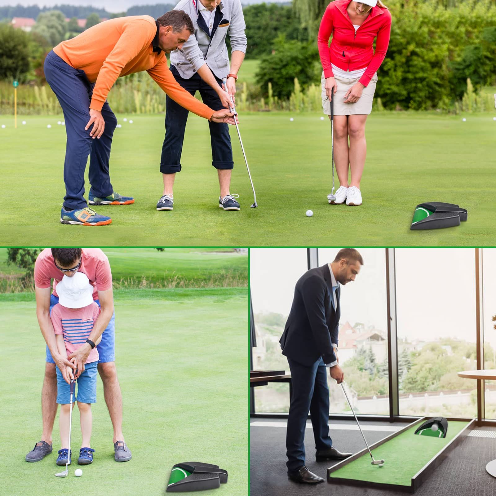Automatic Putting Machine - Auto Returning Golf Cup Training Aid for Indoor/Outdoor Practice - Image 4
