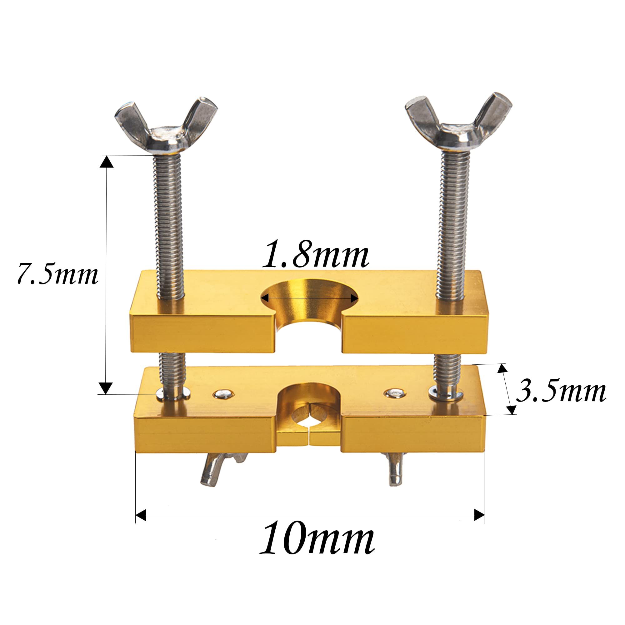 Mouthpiece Remover Adjustable Mouthpiece Puller Tool for Brass Wind Instruments Trumpet Trombone Horn(Gold) - Image 5