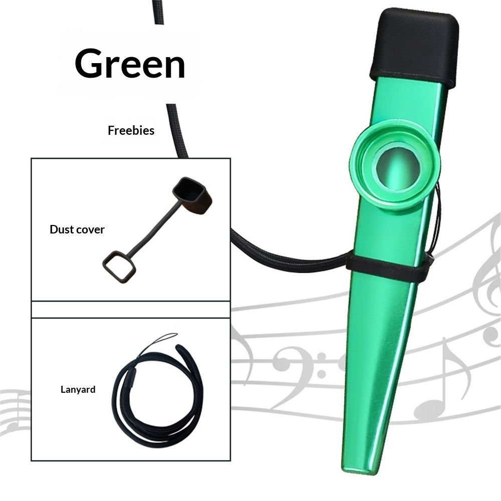 12 Pcs Metal Kazoos With 20Pcs Kazoo Flute Diaphragms,Good Gift for Kids,A Good Companion for Ukulele, Violin, Guitar,Piano Keyboard - Image 3
