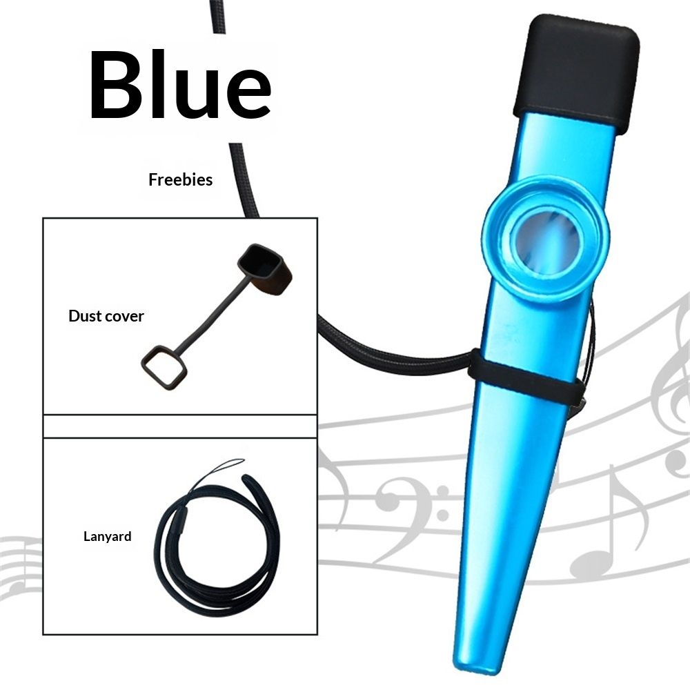 12 Pcs Metal Kazoos With 20Pcs Kazoo Flute Diaphragms,Good Gift for Kids,A Good Companion for Ukulele, Violin, Guitar,Piano Keyboard - Image 4