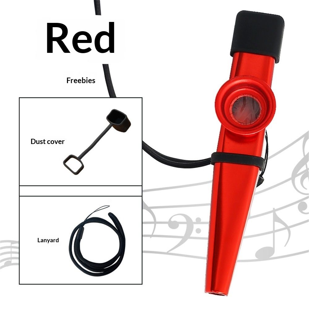 12 Pcs Metal Kazoos With 20Pcs Kazoo Flute Diaphragms,Good Gift for Kids,A Good Companion for Ukulele, Violin, Guitar,Piano Keyboard - Image 5