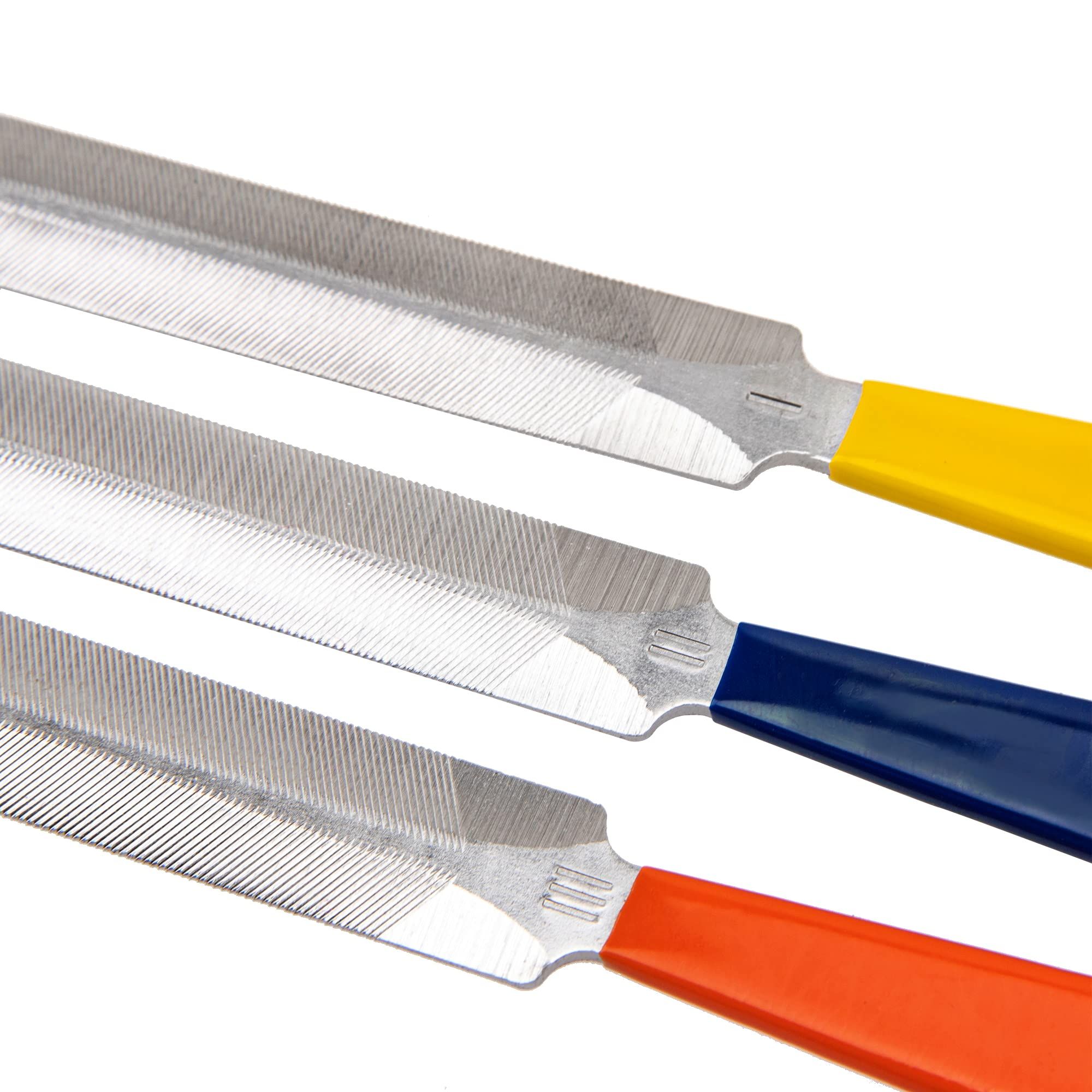 Professional Guitar Nut Files Set, 3 Piece Stainless Steel Double Edge Files for Bass, Mandolin, Banjo, Ukulele - Image 4