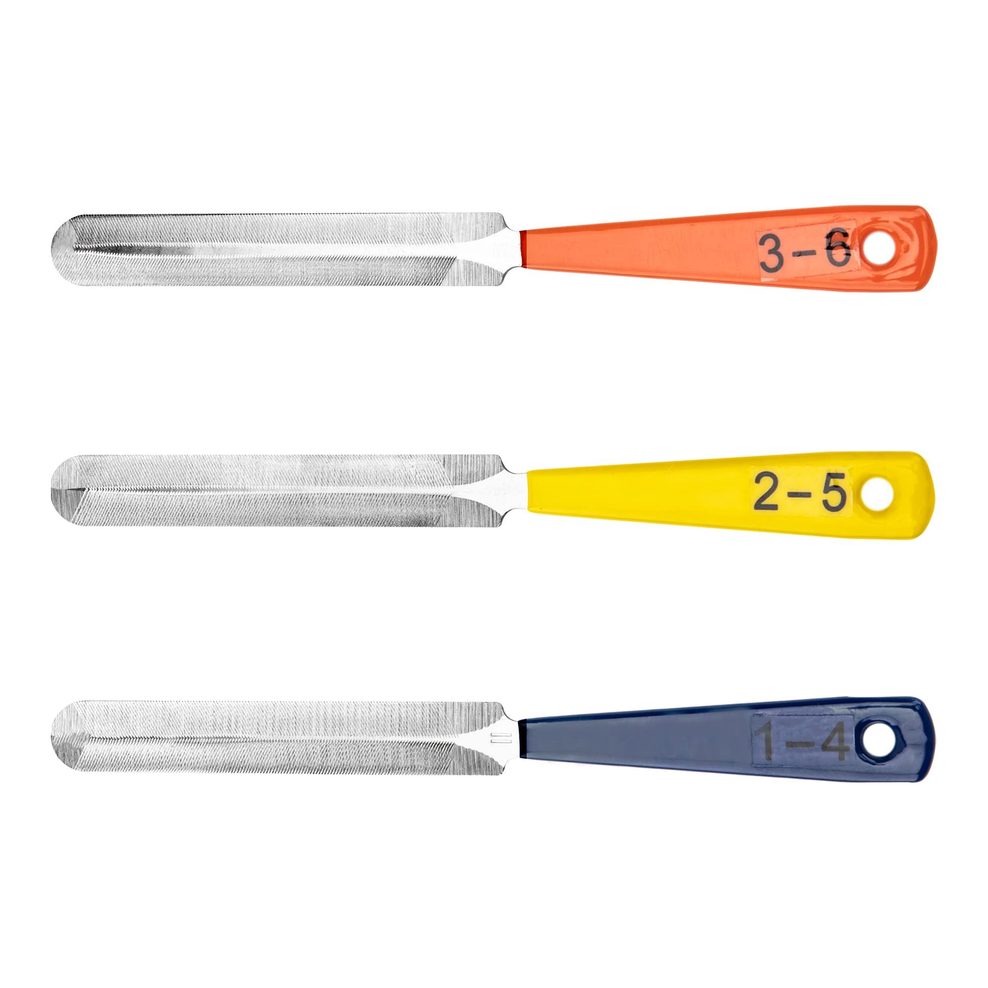Professional Guitar Nut Files Set, 3 Piece Stainless Steel Double Edge Files for Bass, Mandolin, Banjo, Ukulele - Image 5
