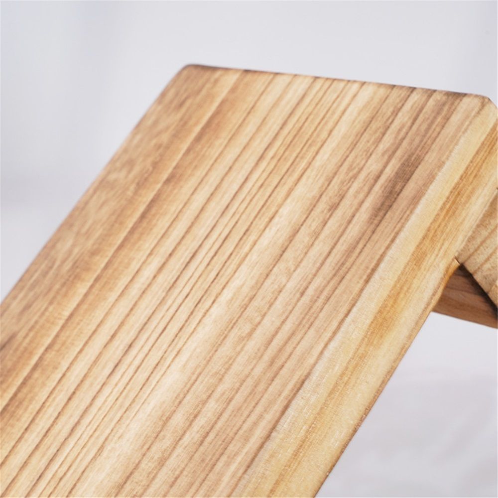 Stand Soap Tray for Kitchen Sink, Wood Pedestal for Kitchen Counter Sink Stand Decorative Rustic Bathroom Dishes Plant Bottles Candles Display(25*18*7CM) - Image 4