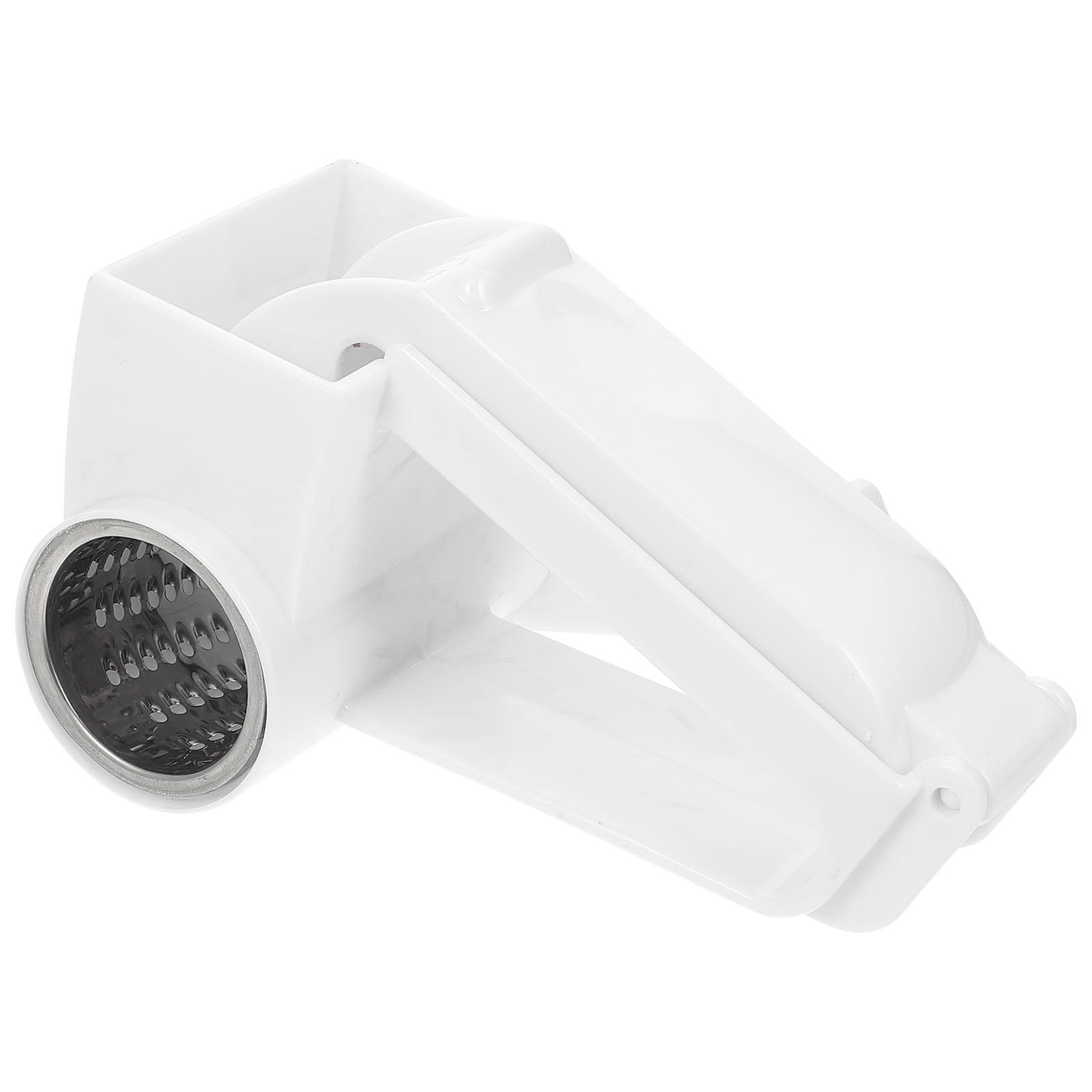 Generic  Rotary Cheese Grater Stainless Steel for Hard Cheese, Parmesan，Nuts, Chocolate （White） - Image 1