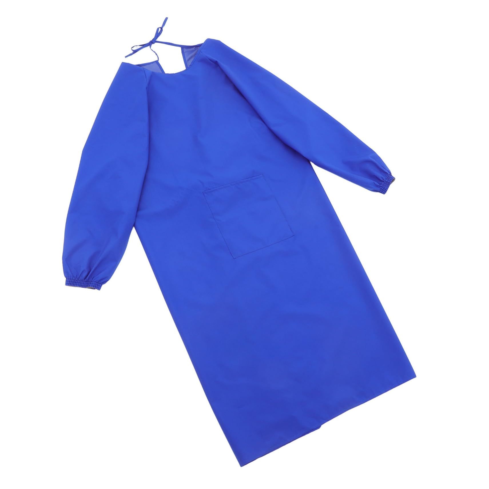 Adults Long Sleeve Cooking Kitchen Apron Waterproof Artist Drawing Apron Waterproof Aprons with Long Sleeves, blue - Image 1