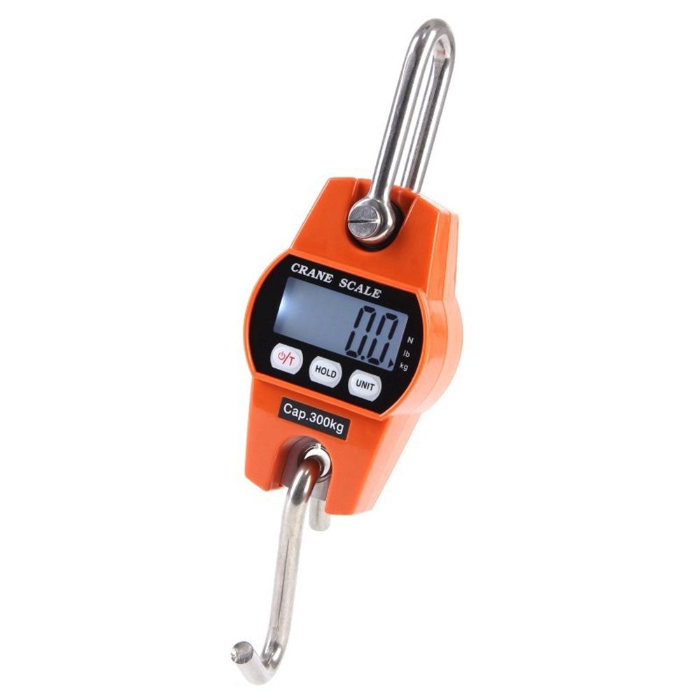 Digital Hanging Scale High Precision Sensor 300 kg  Heavy Duty Industrial Crane Scales Smart Hoist Orange for Home Indoor Farm Factory Hunting Outdoor - Image 2