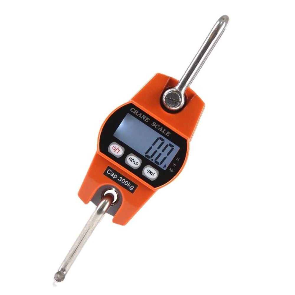 Digital Hanging Scale High Precision Sensor 300 kg  Heavy Duty Industrial Crane Scales Smart Hoist Orange for Home Indoor Farm Factory Hunting Outdoor - Image 3