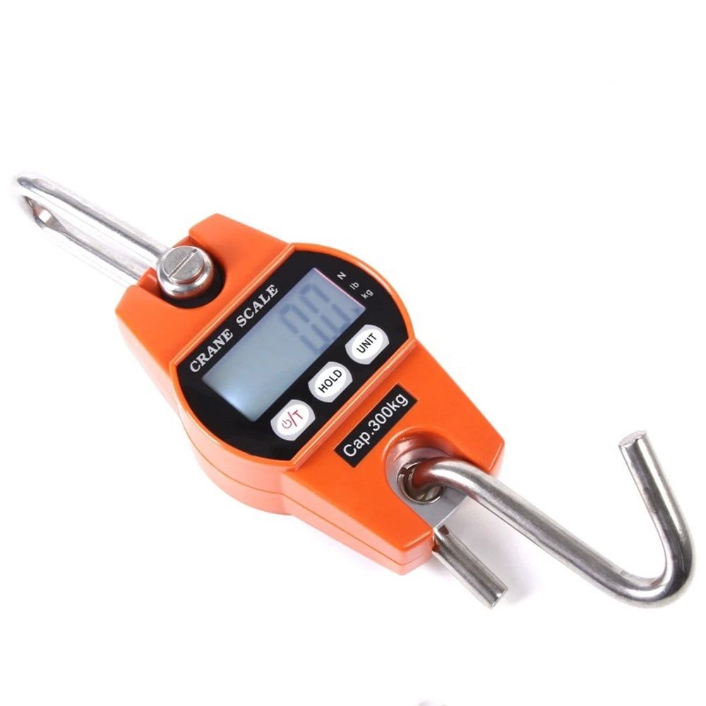 Digital Hanging Scale High Precision Sensor 300 kg  Heavy Duty Industrial Crane Scales Smart Hoist Orange for Home Indoor Farm Factory Hunting Outdoor - Image 4