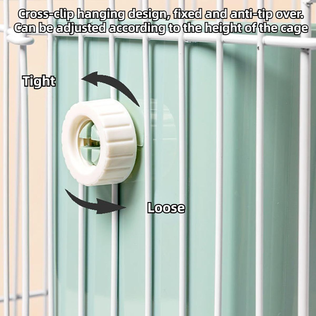 2 in 1 Food Hay Feeder for Guinea Pig, Rabbit Feeder, Indoor Hay Feeder for Guinea Pig, Rabbit, Chinchilla, Feed Bowls Use for Grass & Food (Blue) - Image 3
