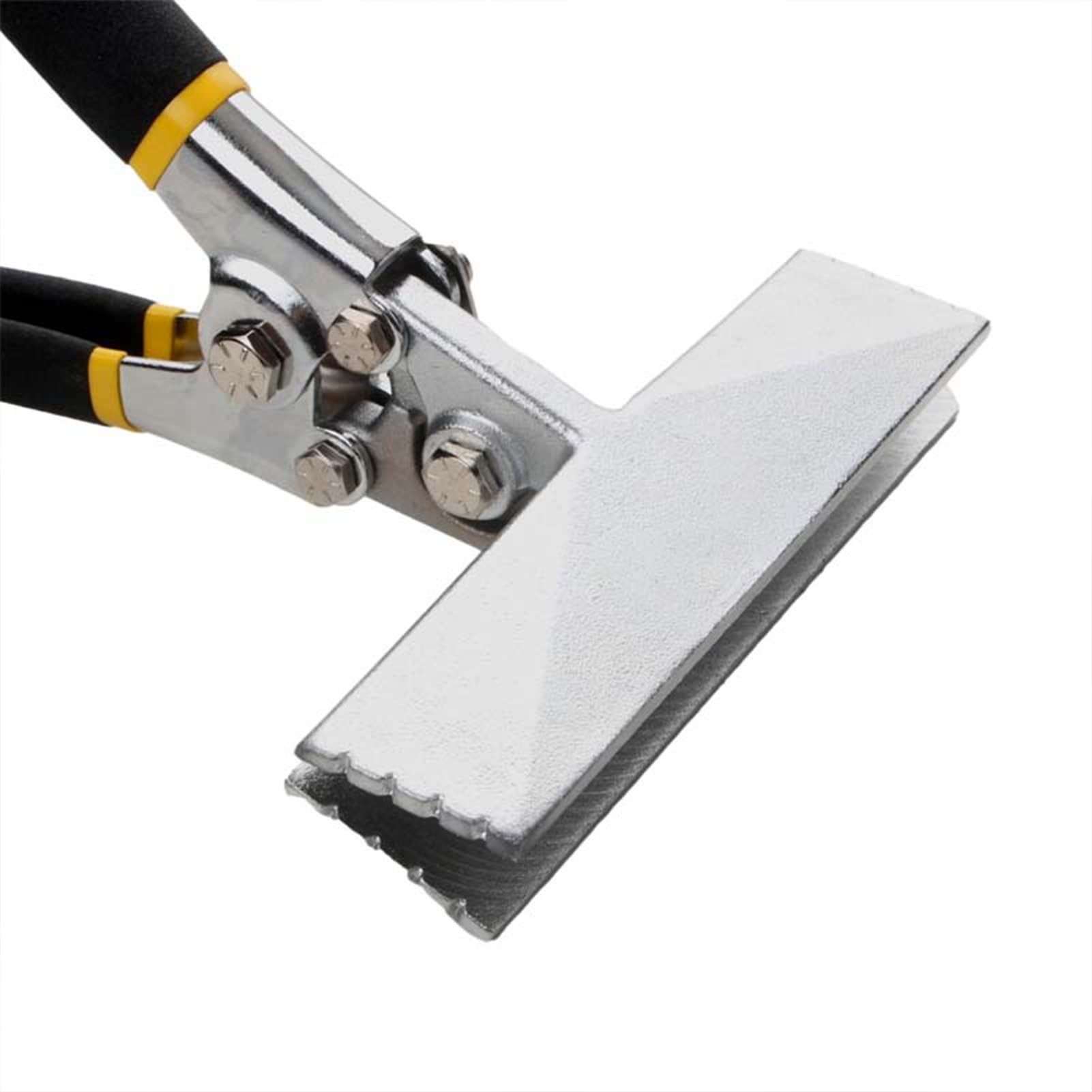 Hand Seamer Depth Markings Straight Jaw Sheet Metal Bender Tools for Bending and Flattening Sheet Metal with Double Dipped Cushion Handle（Straight style） - Image 2