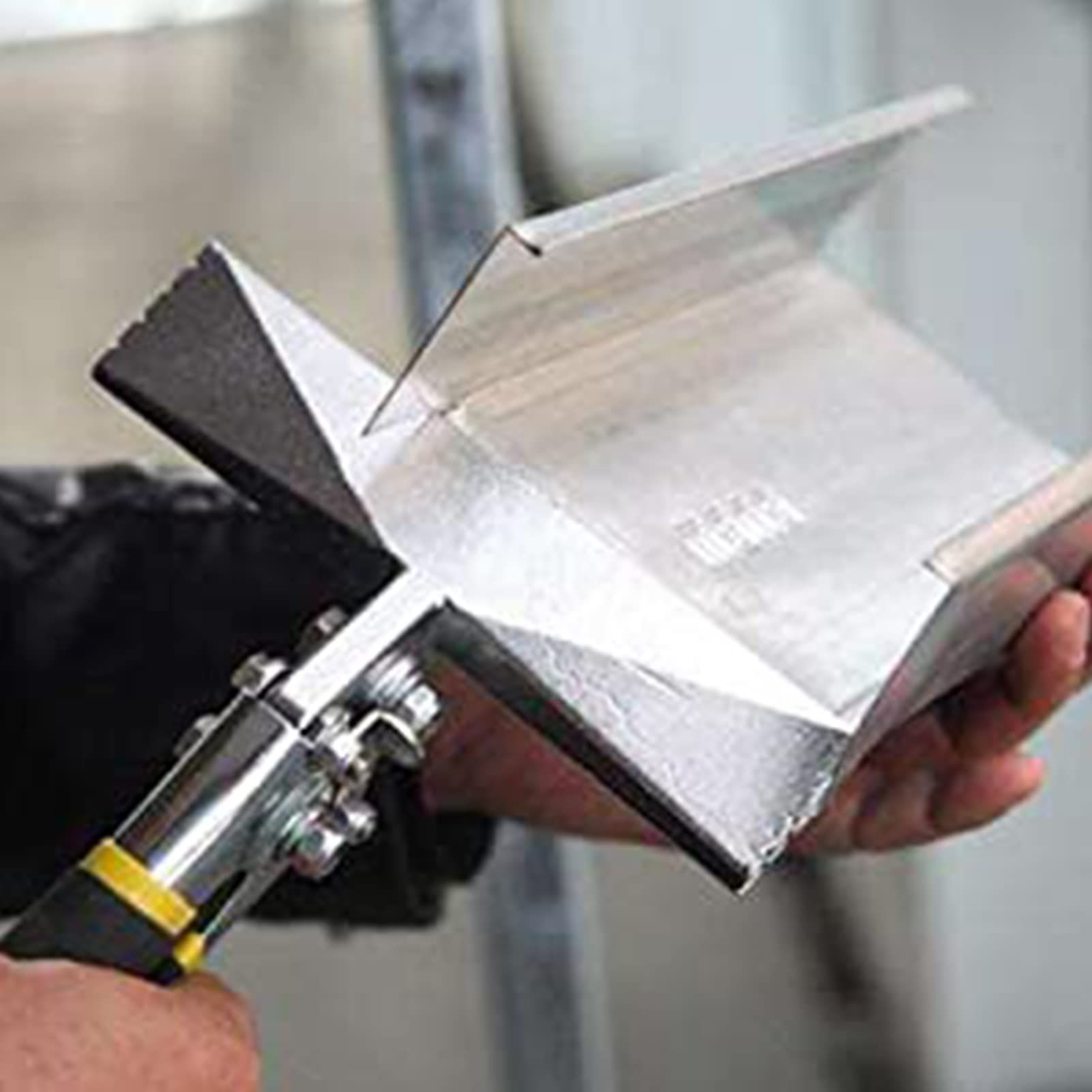 Hand Seamer Depth Markings Straight Jaw Sheet Metal Bender Tools for Bending and Flattening Sheet Metal with Double Dipped Cushion Handle（Straight style） - Image 3