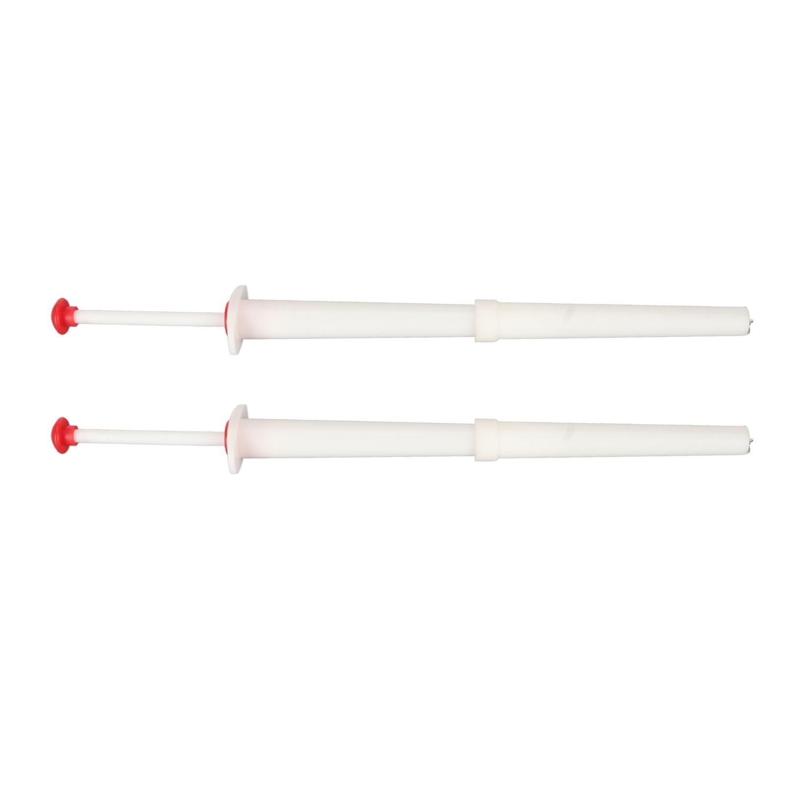 Pickle Picker, Set of 4,Pickle Picker Stainless Steel and Plastic - Olive Pepper Grabber, for Kitchen Food Olive Pepper, White - Image 1