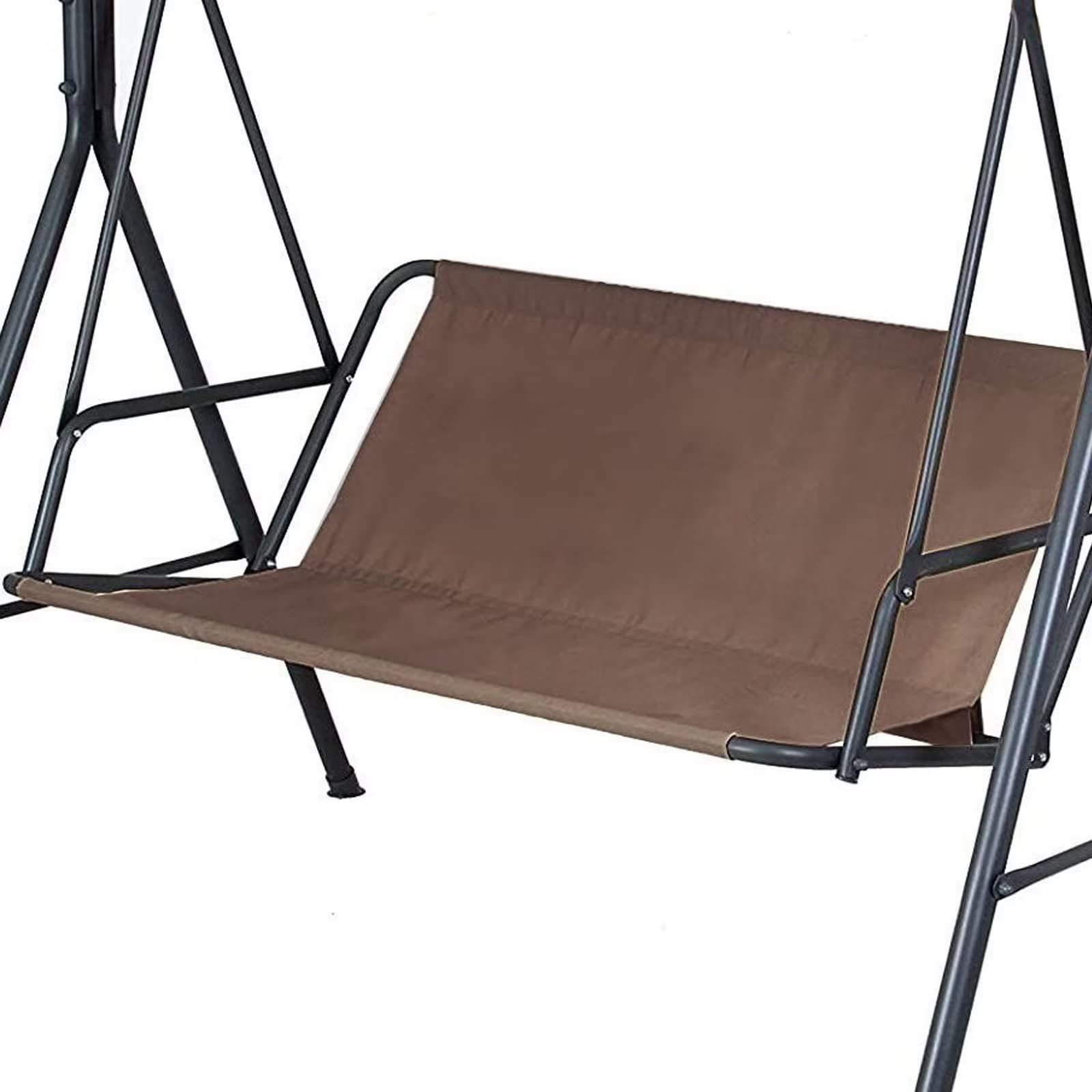 Replacement Swing Seat Cover, 600D Oxford Cloth Waterproof 2/3 Seat Patio Swing Seat Replacement Covers for Outdoor Porch Garden Yard Swings (Coffee/45.27’’x18.89’’x18.89’’) - Image 5