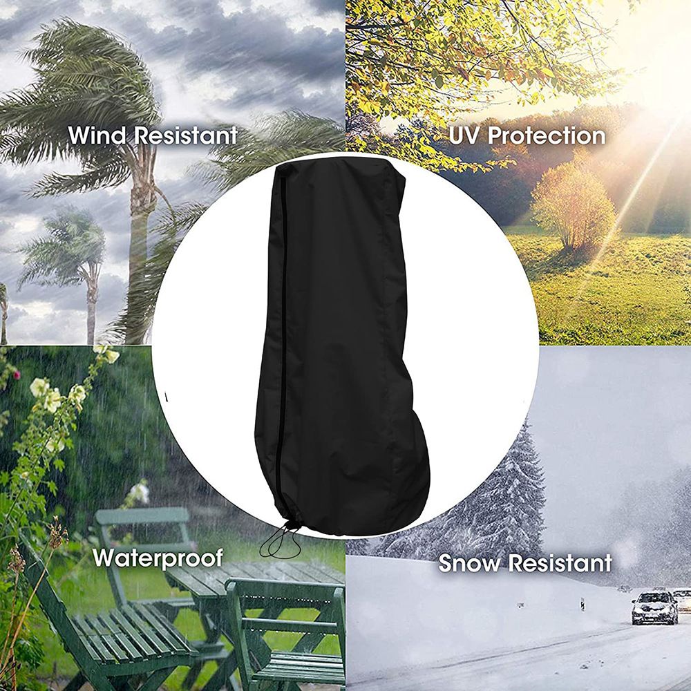 69.2inch Protective Cover for The Freestanding Punching Bag,420D Heavy Duty Boxing Bag Cover Waterproof/UV/Indoor and Outdoor Cover for Stand Kickboxing Bags - Image 4