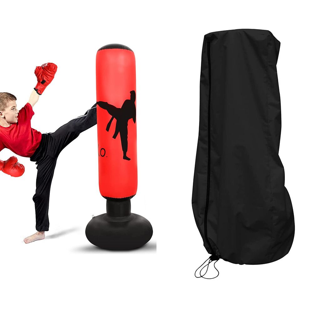 69.2inch Protective Cover for The Freestanding Punching Bag,420D Heavy Duty Boxing Bag Cover Waterproof/UV/Indoor and Outdoor Cover for Stand Kickboxing Bags - Image 5