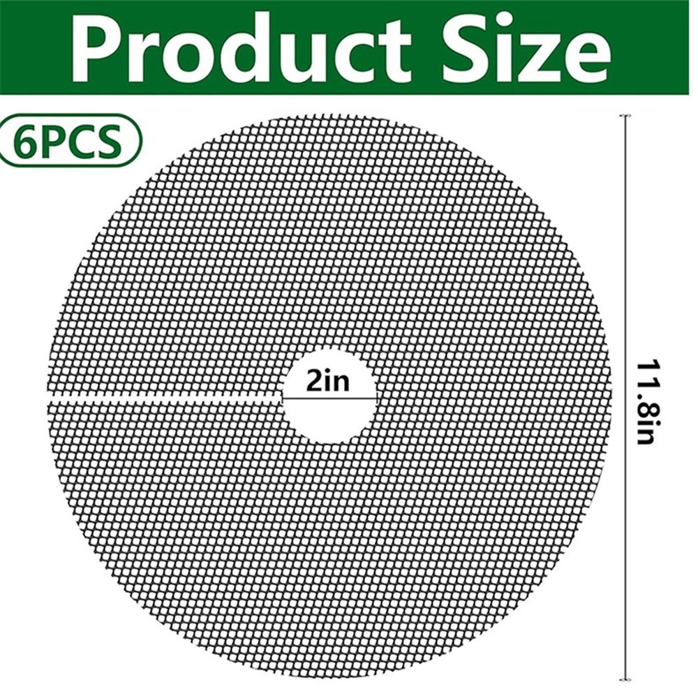6 Pcs 11.8 Inch Plant Pot Grids-Cuttable Plant Pot Soil Covers Protectors from Animals-Indoor Plant Pot Soil Guard for Outdoor Garden Plant Protection - Image 5
