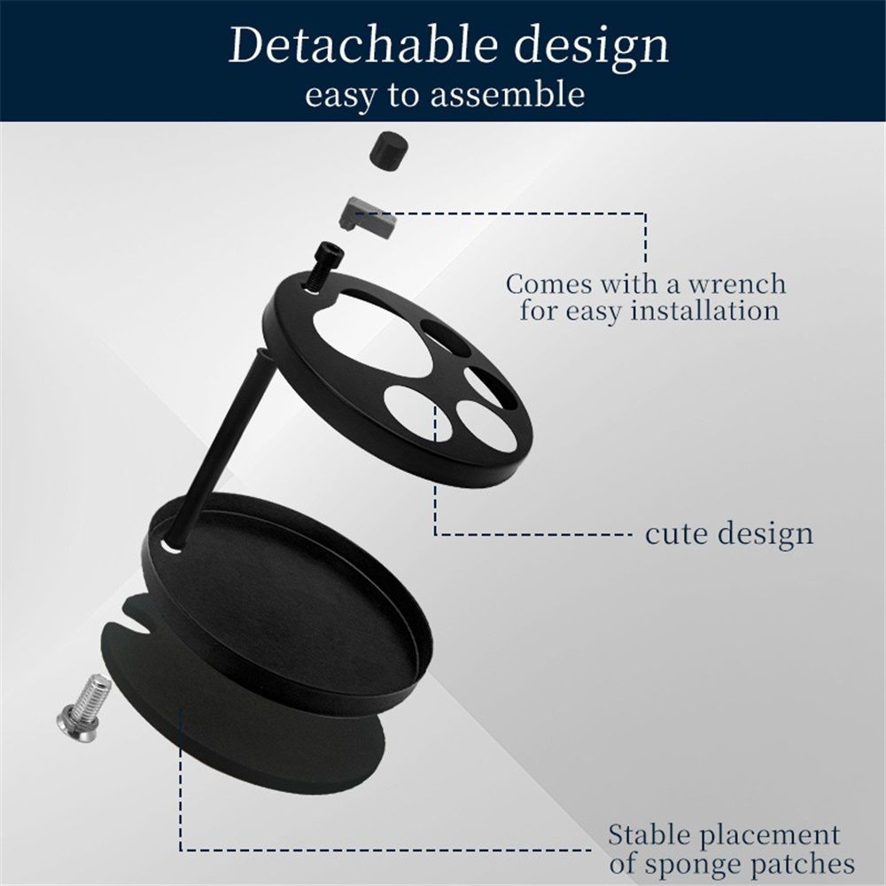 Stainless Toothbrush Holder Stand for Bathroom: Stainless Steel Ventilated Organizer with Slots for Electric Toothbrushes, Toothpaste, Razors & Small Comb, Unique Footprint Base Design（oniy box） - Image 4