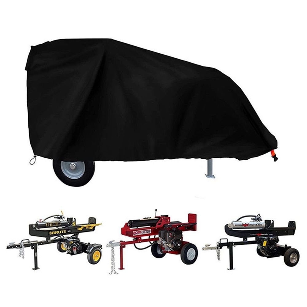 Log Splitter Cover Waterproof Heavy Duty Outdoor Shield, 210D Oxford Fabric, UV & Weather Resistant Wood Splitter Cover, 15-45 Ton(83