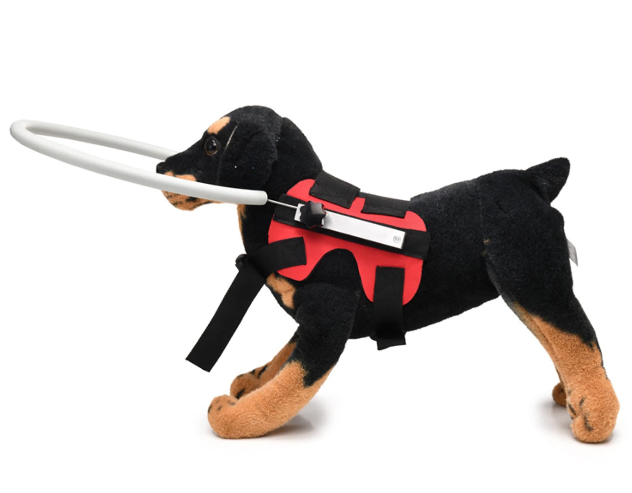 Ring Harness for Blind Dog, Lightweight Blind Ring for Pets, Blind Dog Bumper, Bump Guard for Blind Dogs Red - Image 4