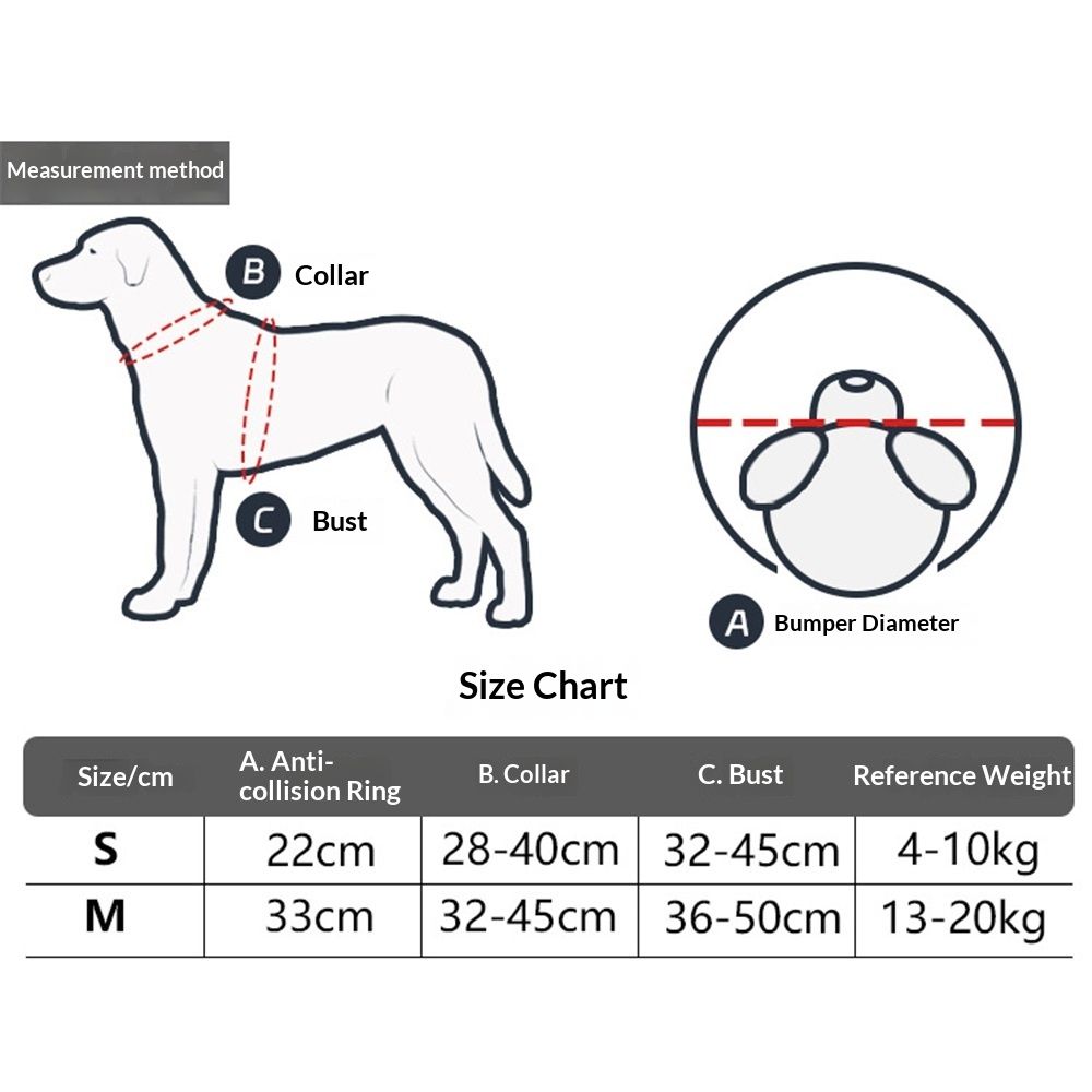 Ring Harness for Blind Dog, Lightweight Blind Ring for Pets, Blind Dog Bumper, Bump Guard for Blind Dogs Red - Image 5